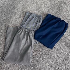 Alfred Dunner Gray, Plaid, and Navy Pants Set